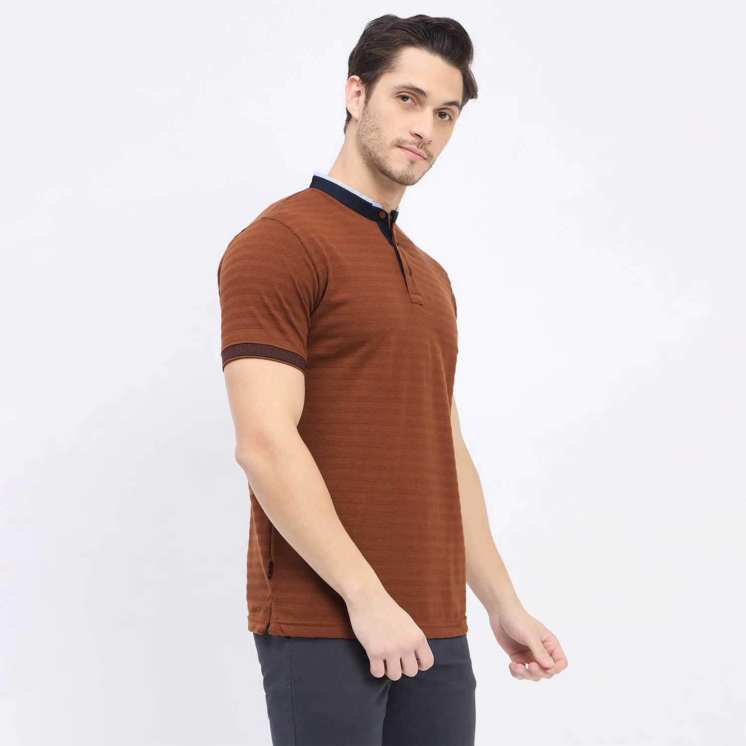Duke Stardust Men Half Sleeve Cotton T-shirt (LF7264)