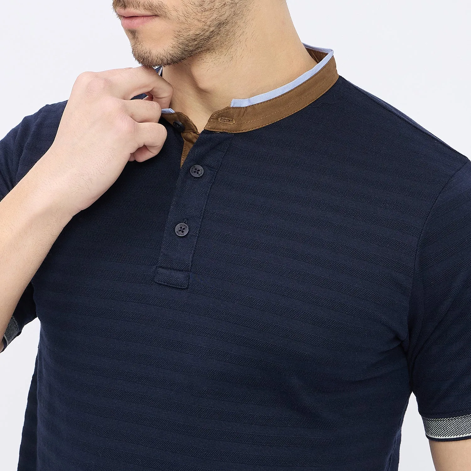 Duke Stardust Men Half Sleeve Cotton T-shirt (LF7264)