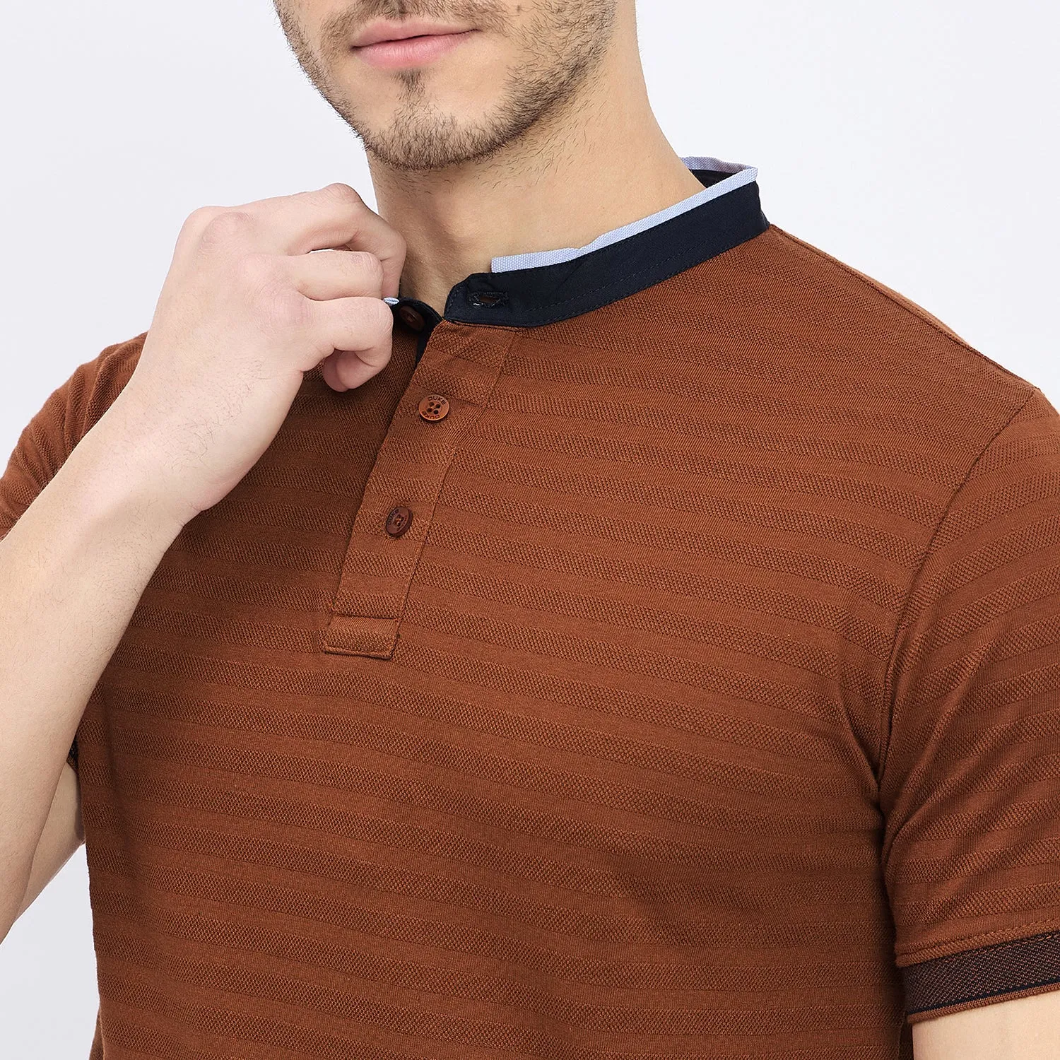 Duke Stardust Men Half Sleeve Cotton T-shirt (LF7264)