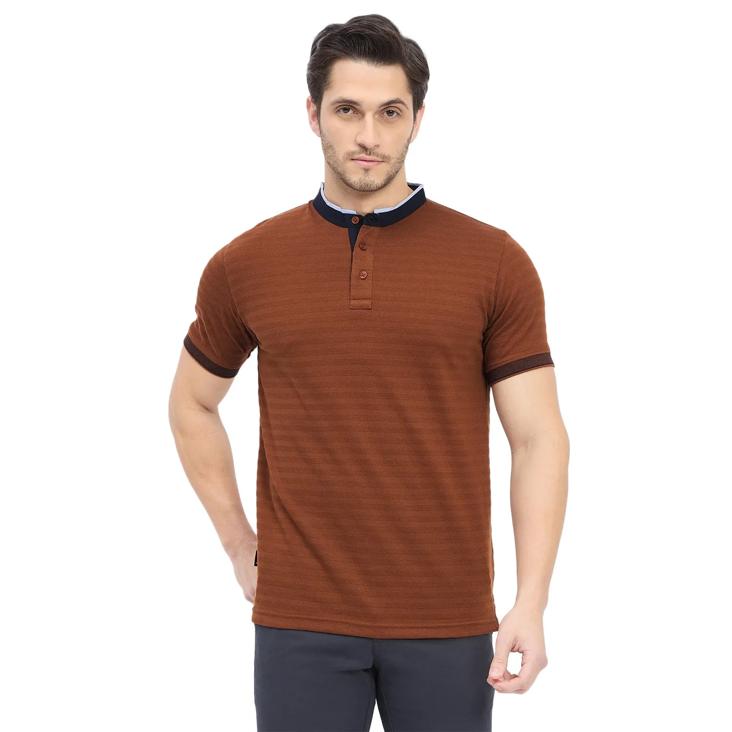 Duke Stardust Men Half Sleeve Cotton T-shirt (LF7264)