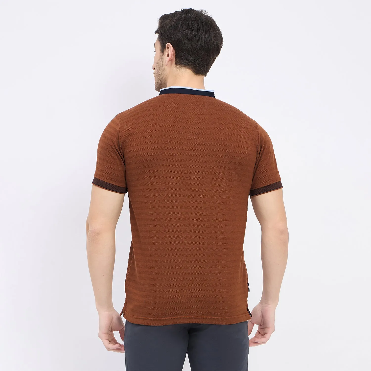 Duke Stardust Men Half Sleeve Cotton T-shirt (LF7264)