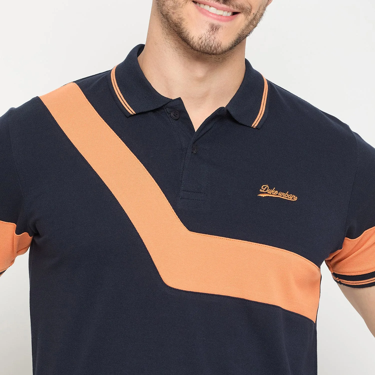 Duke Stardust Men Half Sleeve Cotton T-shirt (LF7287)