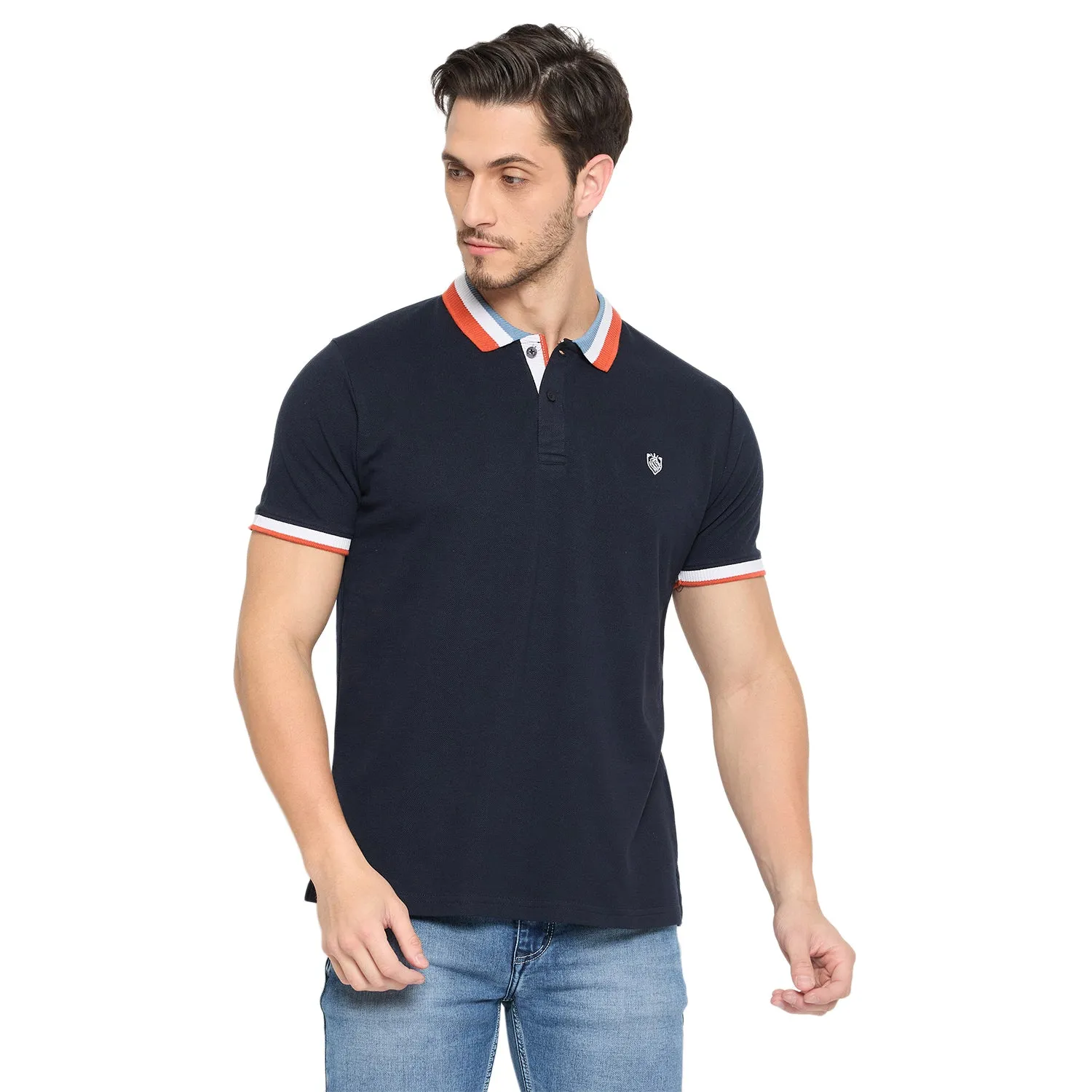Duke Stardust Men Half Sleeve Cotton T-shirt (LF7292)