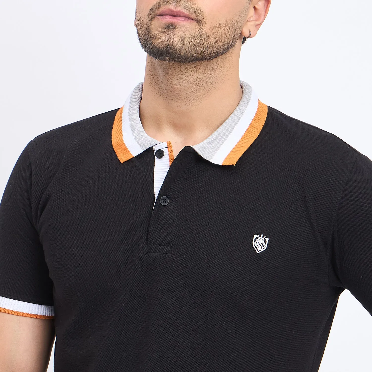 Duke Stardust Men Half Sleeve Cotton T-shirt (LF7292)