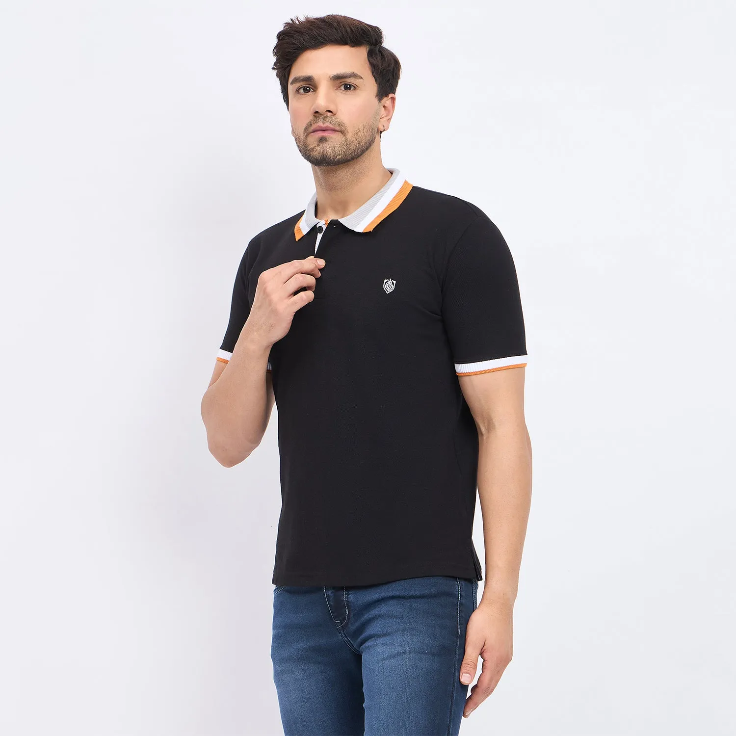 Duke Stardust Men Half Sleeve Cotton T-shirt (LF7292)