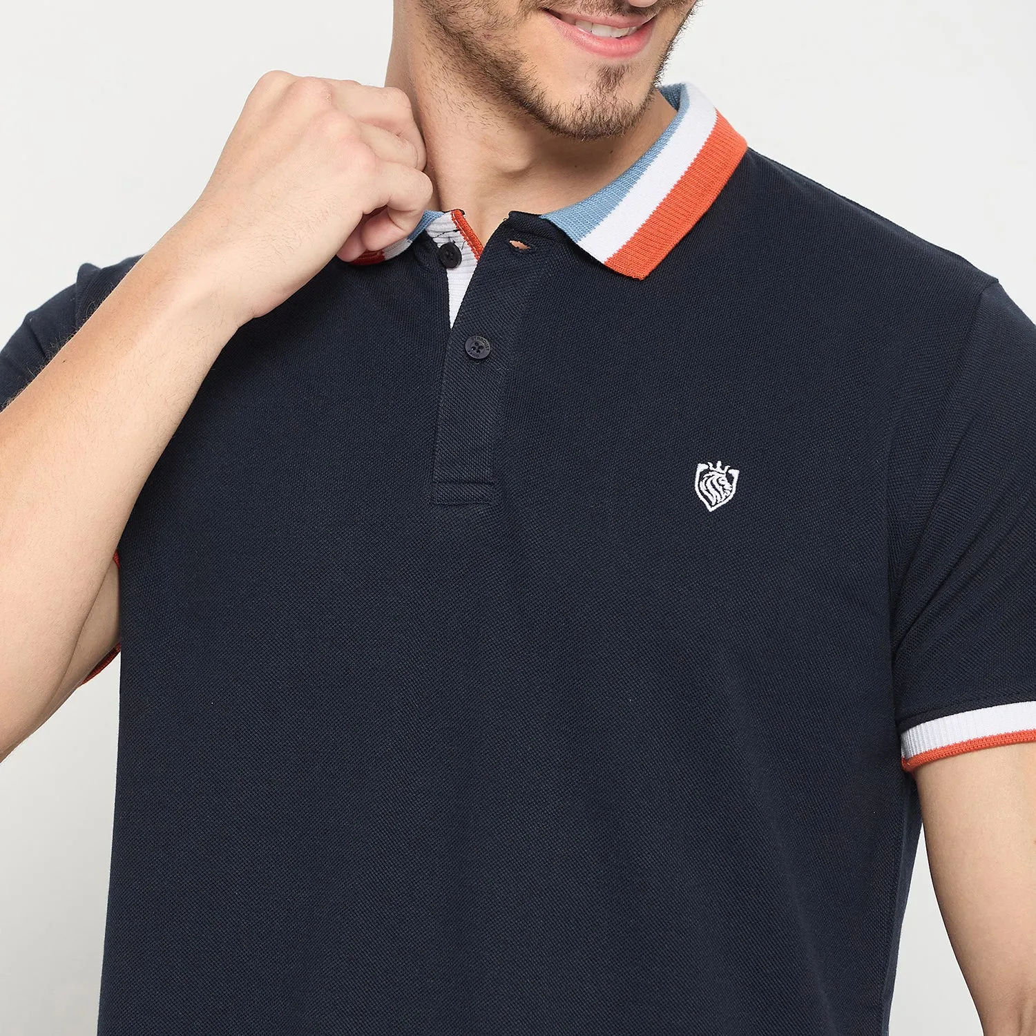 Duke Stardust Men Half Sleeve Cotton T-shirt (LF7292)