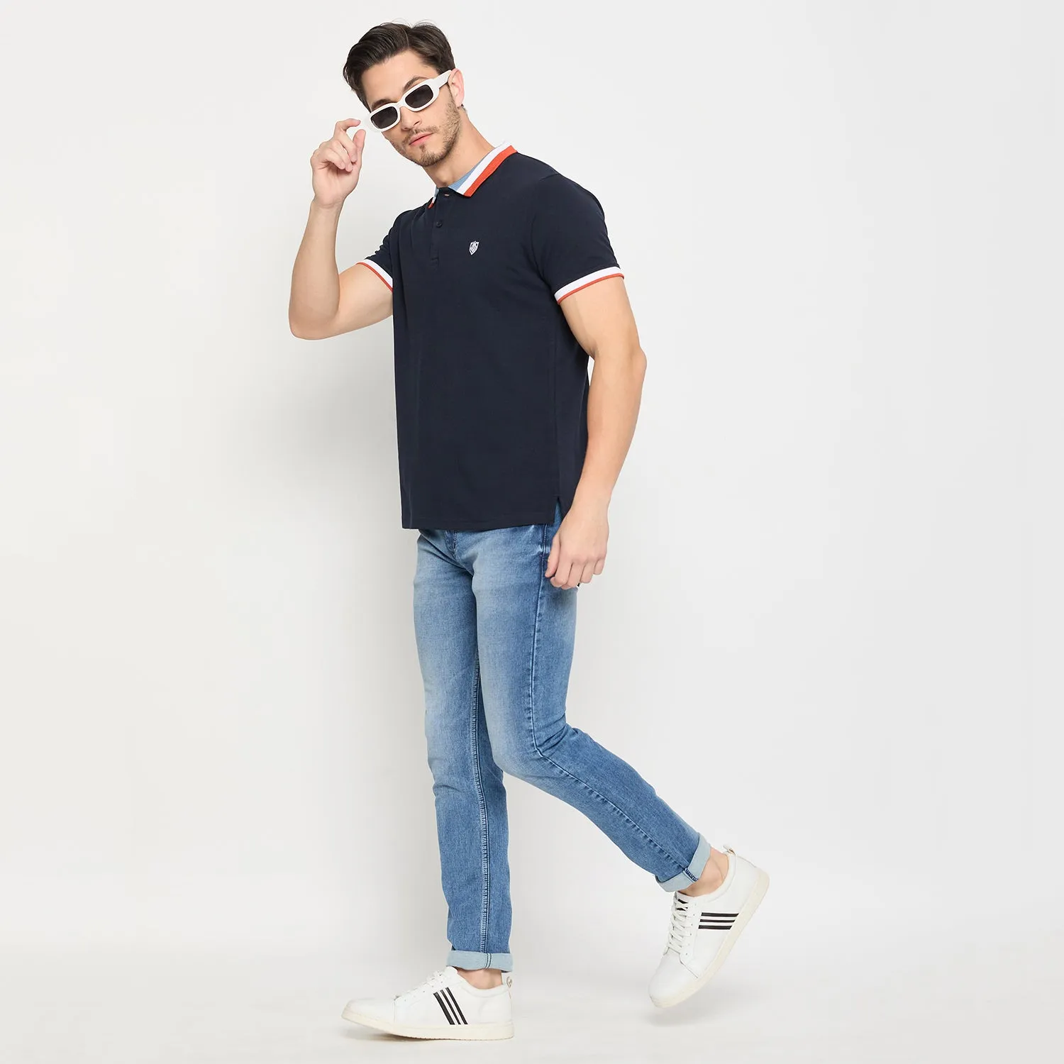 Duke Stardust Men Half Sleeve Cotton T-shirt (LF7292)