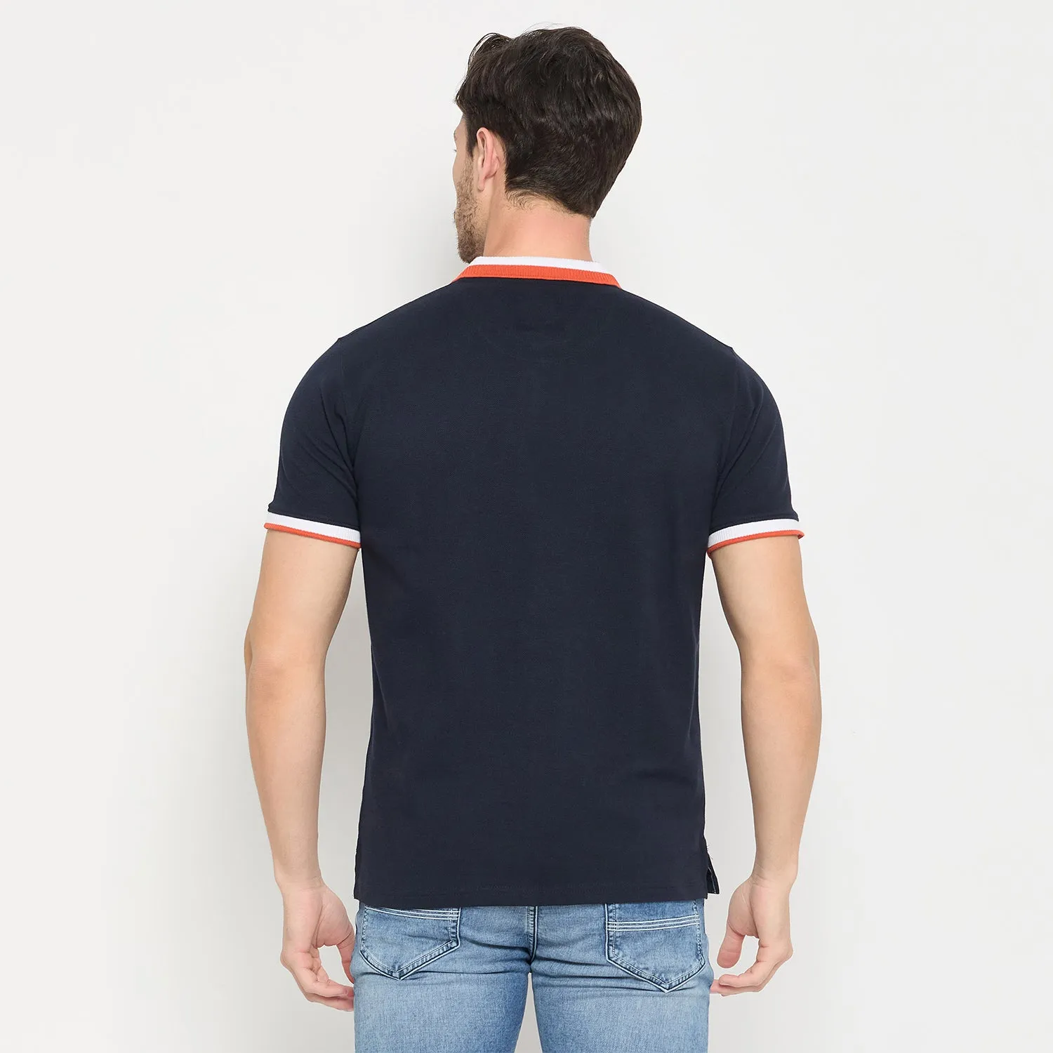 Duke Stardust Men Half Sleeve Cotton T-shirt (LF7292)