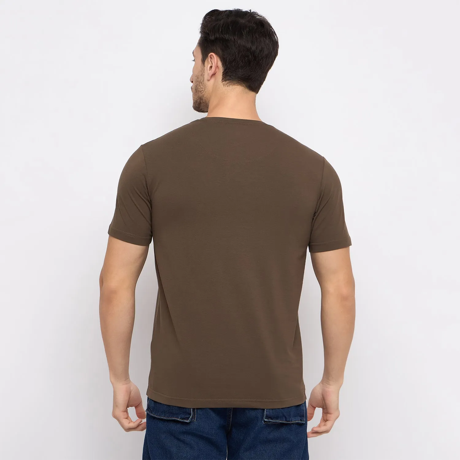 Duke Stardust Men Half Sleeve Cotton T-shirt (LF7296)