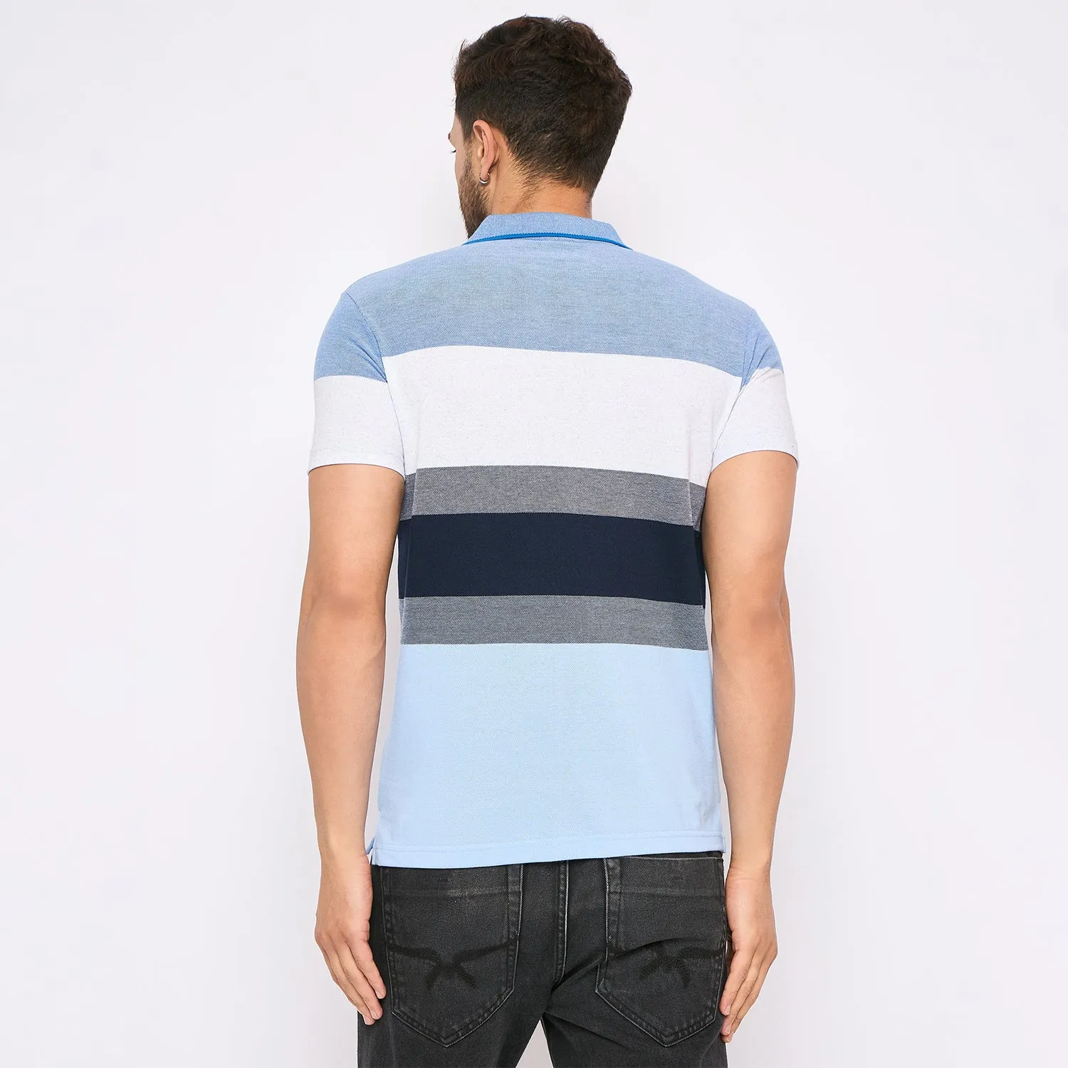 Duke Stardust Men Half Sleeve Cotton T-shirt (MLF1127)