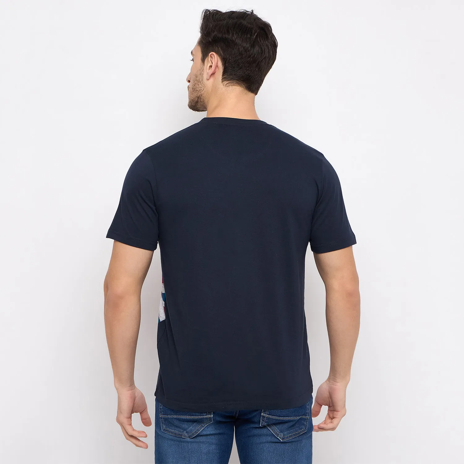 Duke Stardust Men Half Sleeve Cotton T-Shirt (MLF7223)