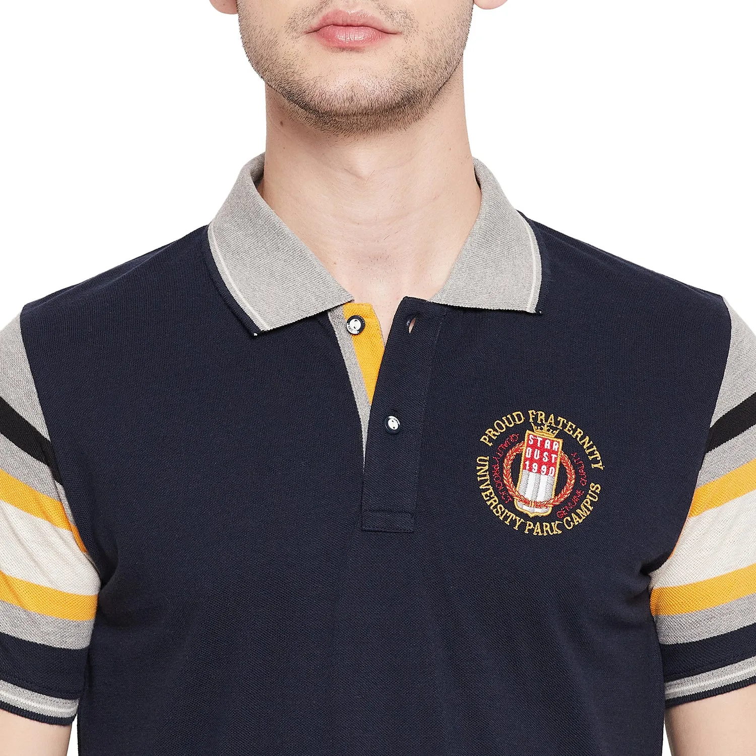 Duke Stardust Men Half Sleeve Cotton T-shirt (MTLF326)