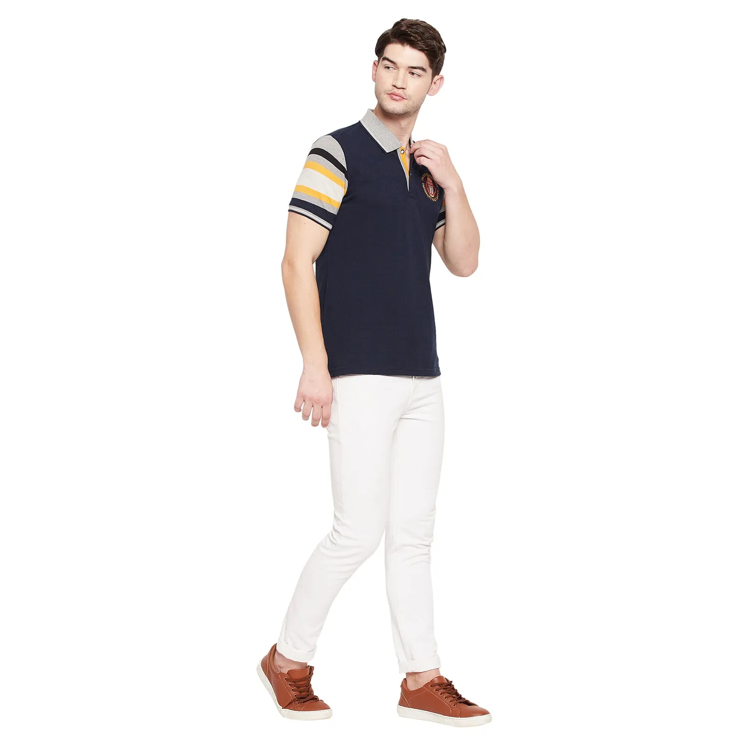 Duke Stardust Men Half Sleeve Cotton T-shirt (MTLF326)