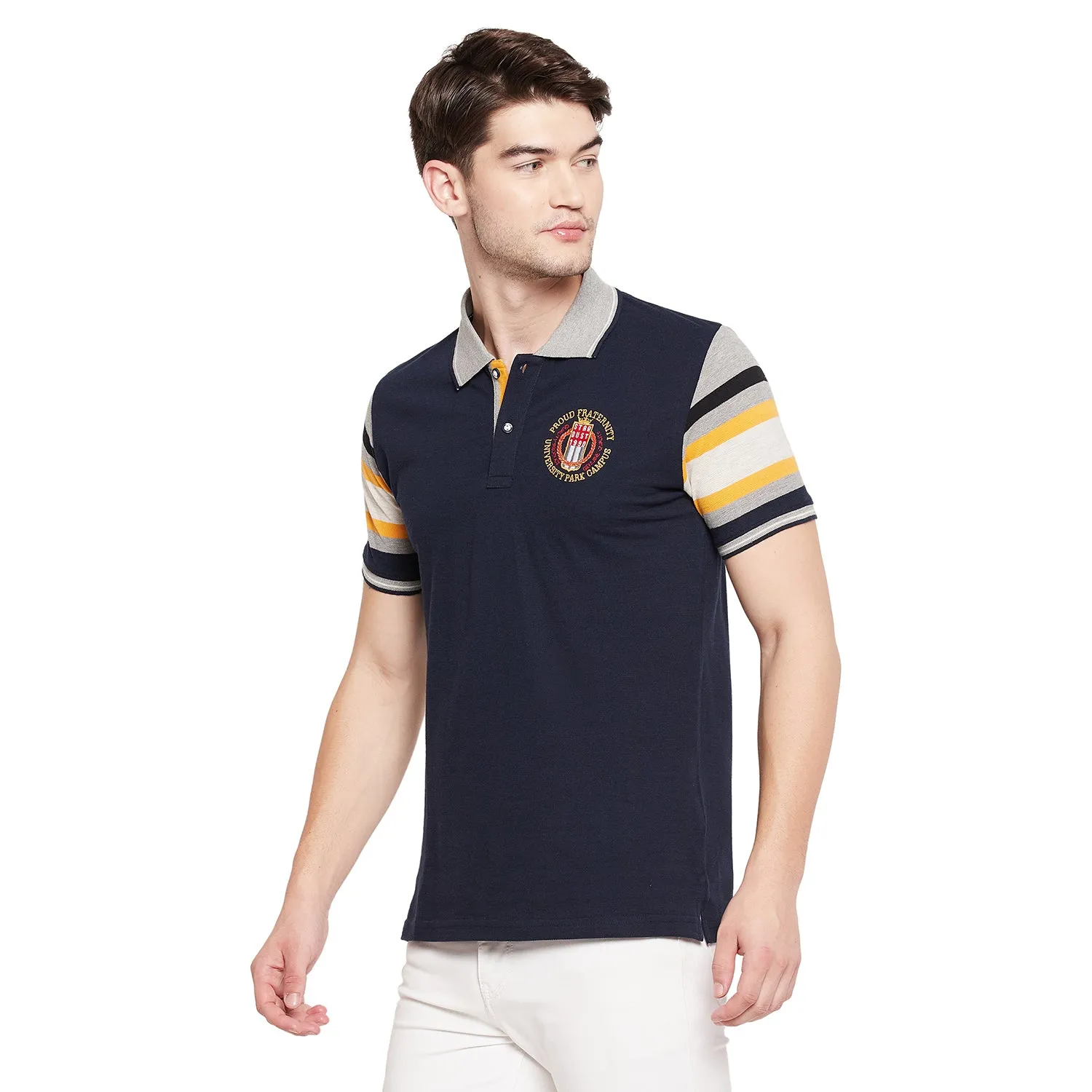 Duke Stardust Men Half Sleeve Cotton T-shirt (MTLF326)