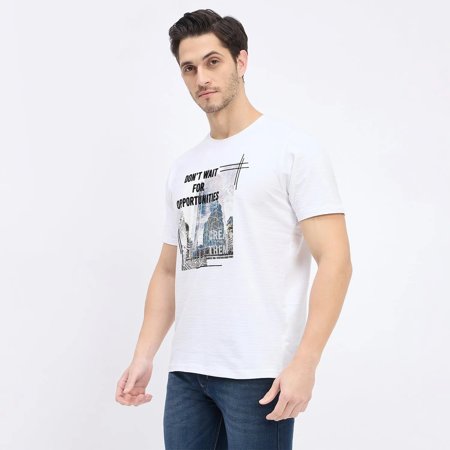 Duke Stardust Men Half Sleeve Cotton T-shirt (ONLF256)