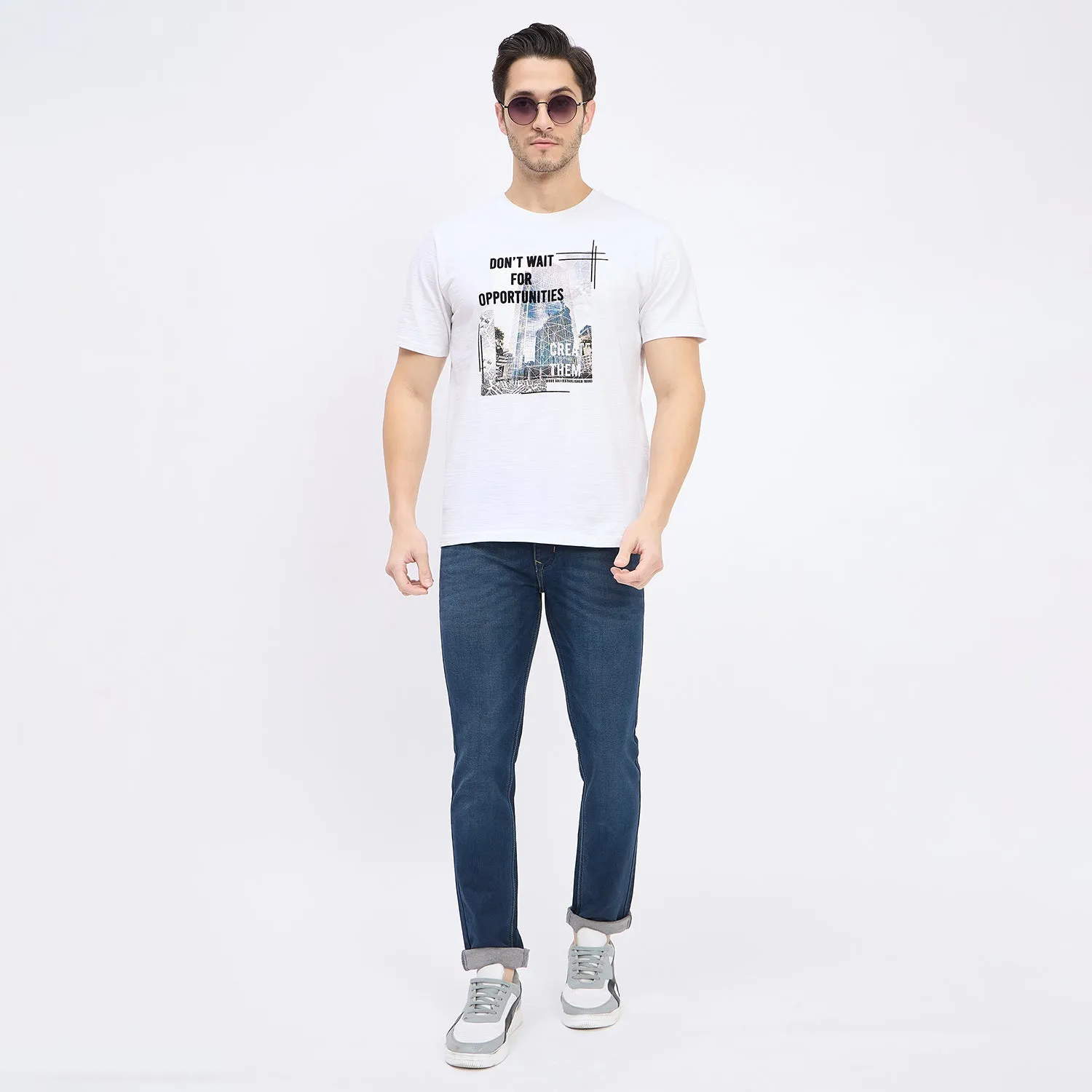 Duke Stardust Men Half Sleeve Cotton T-shirt (ONLF256)