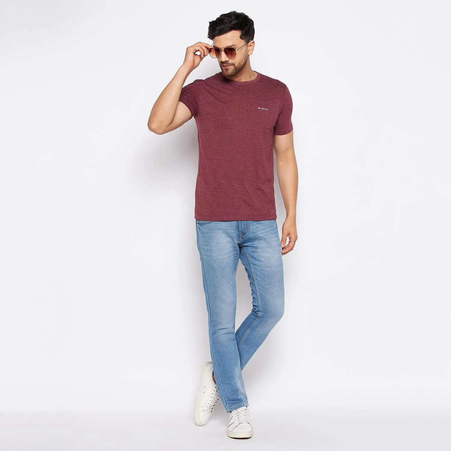 Duke Stardust Men Half Sleeve Cotton T-shirt (ONSDVP40)