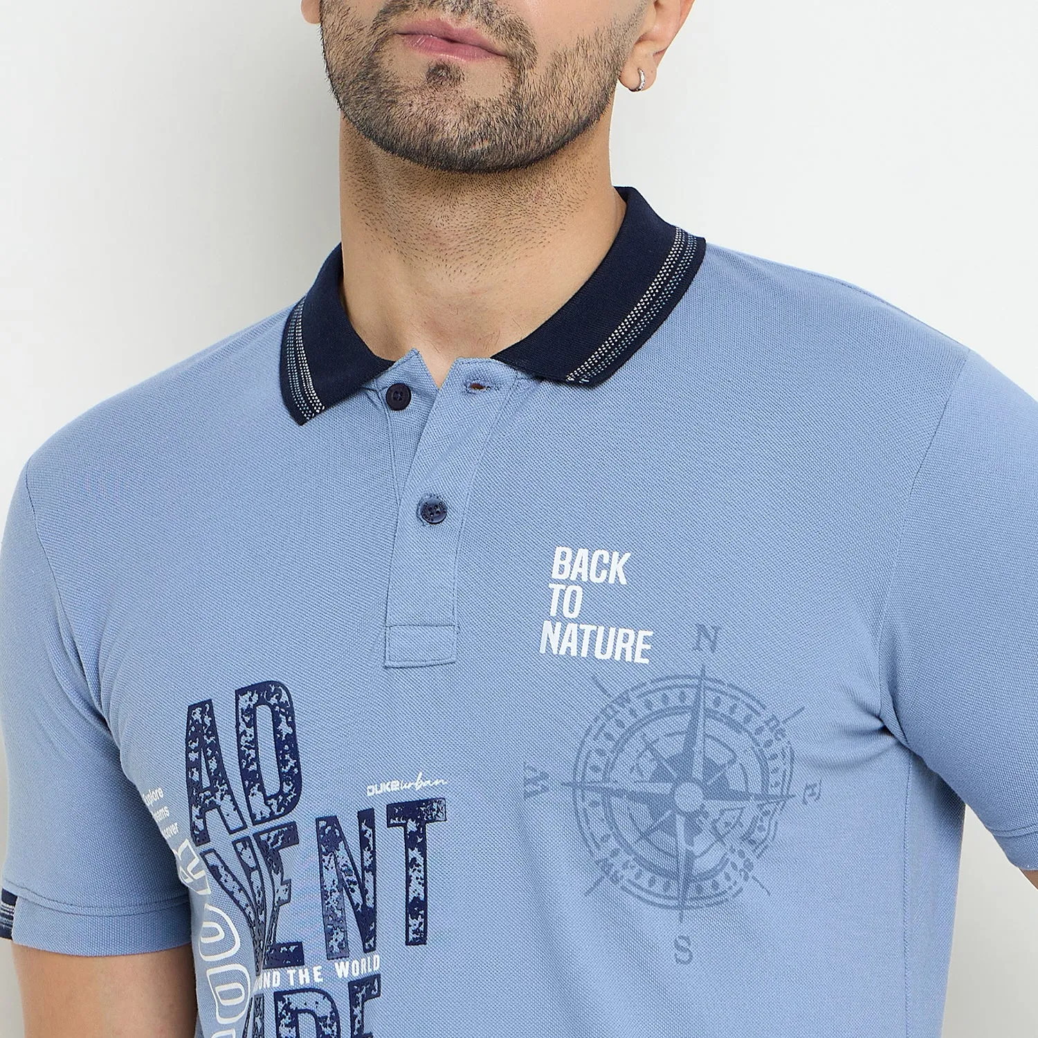 Duke Stardust Men Half Sleeve Cotton Tshirt (LF7150)