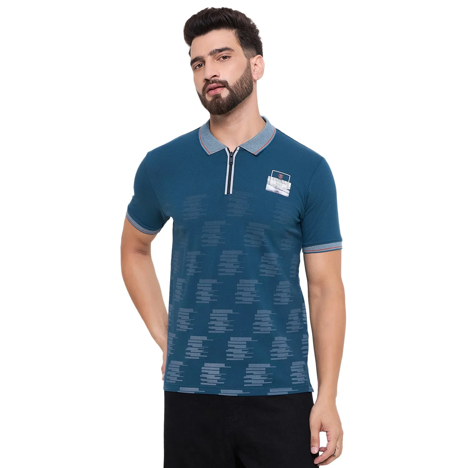 Duke Stardust Men Half Sleeve Cotton Tshirt (LF7250)