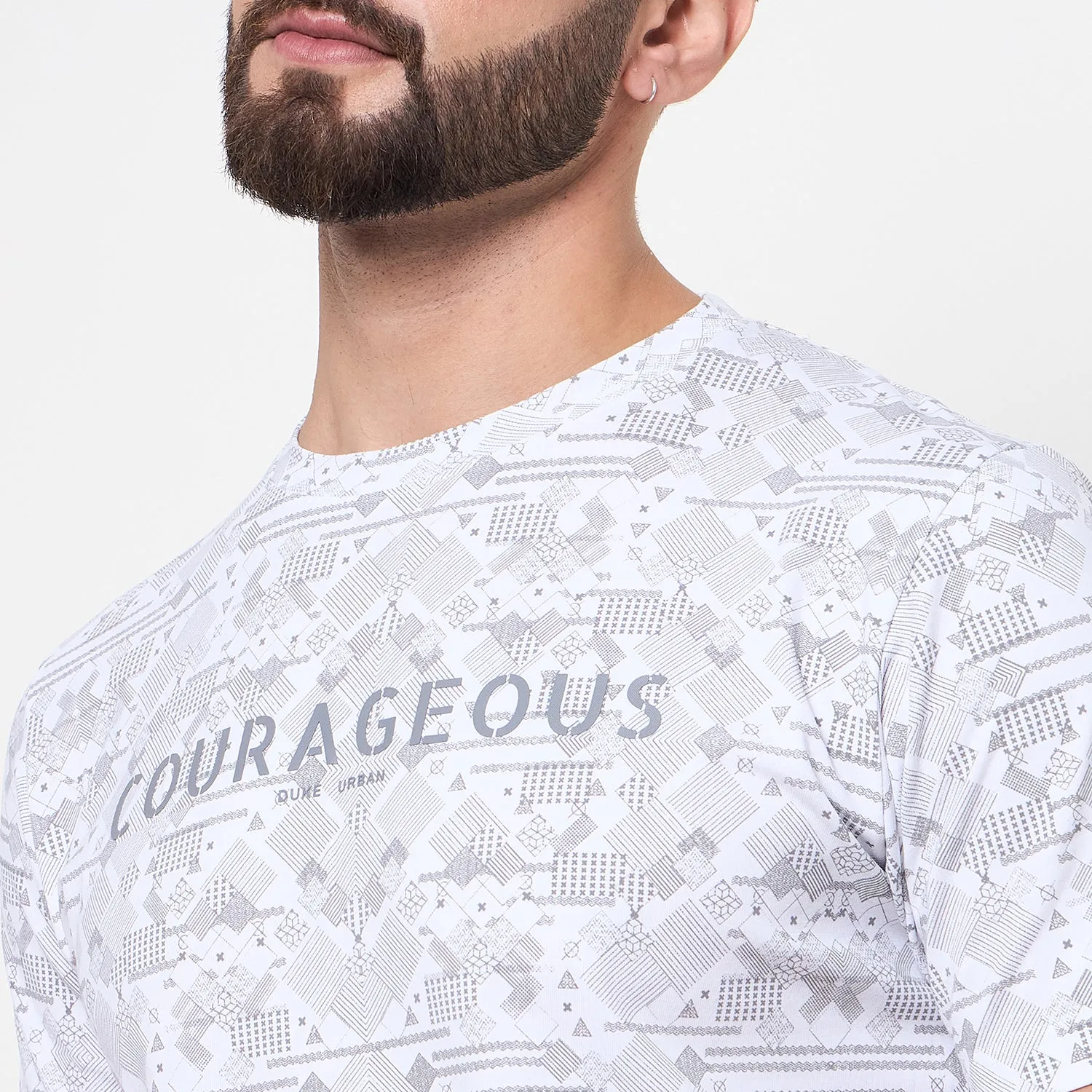 Duke Stardust Men Half Sleeve Cotton Tshirt (MLF7166)