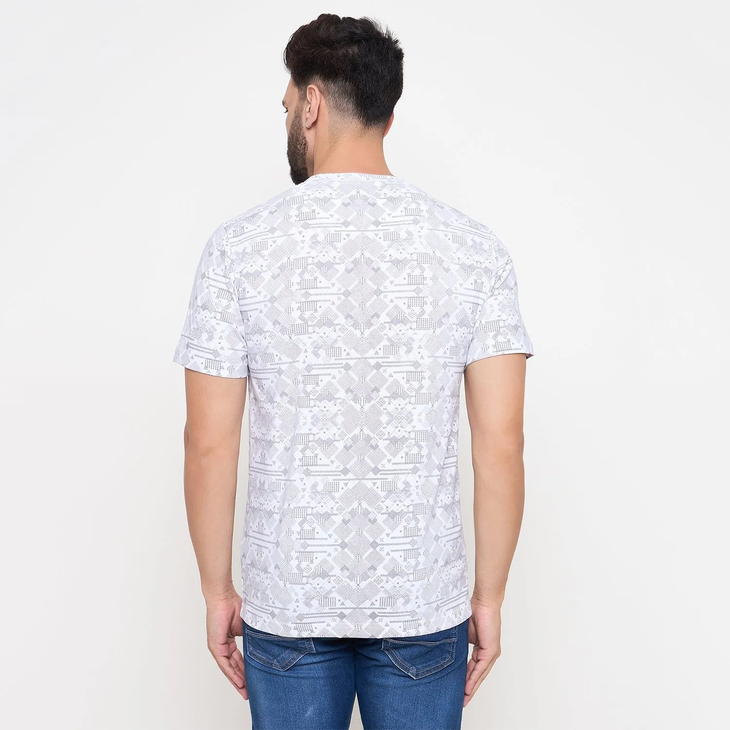 Duke Stardust Men Half Sleeve Cotton Tshirt (MLF7166)