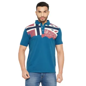 Duke Stardust Men Half Sleeve Polo Neck Cotton T-shirt (3920)