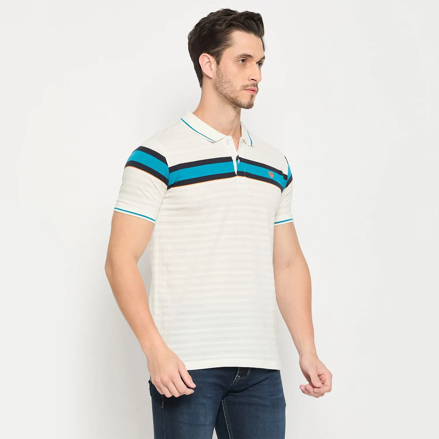 Duke Strardust Men Half Sleeve Cotton T-shirt (LF7064)