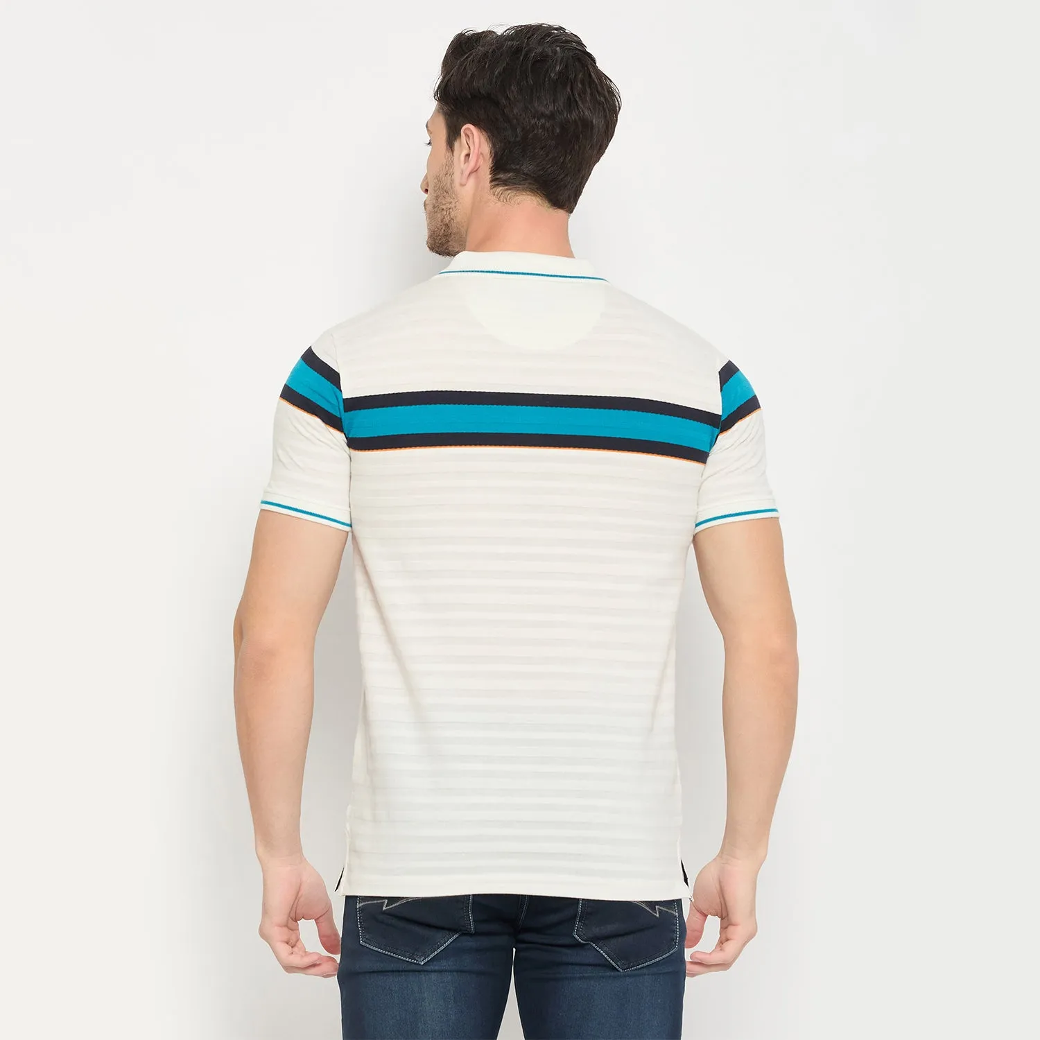 Duke Strardust Men Half Sleeve Cotton T-shirt (LF7064)