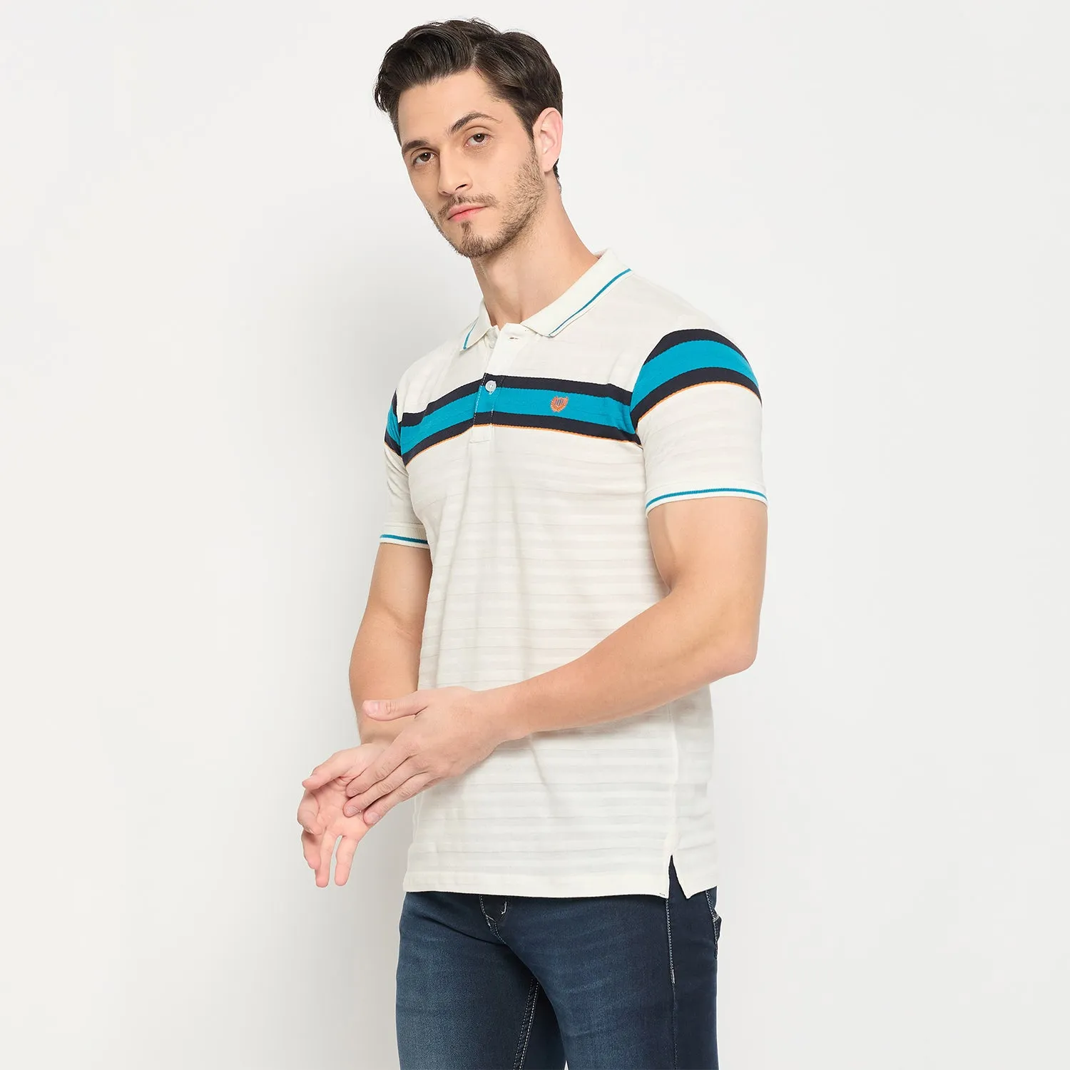 Duke Strardust Men Half Sleeve Cotton T-shirt (LF7064)