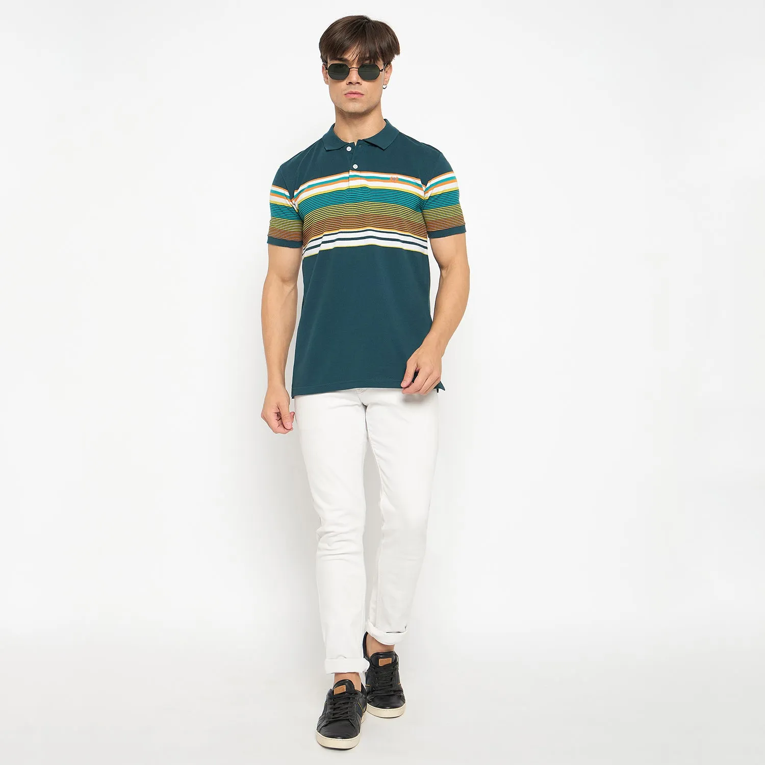 Duke Strardust Men Half Sleeve Cotton T-shirt (LF7067)