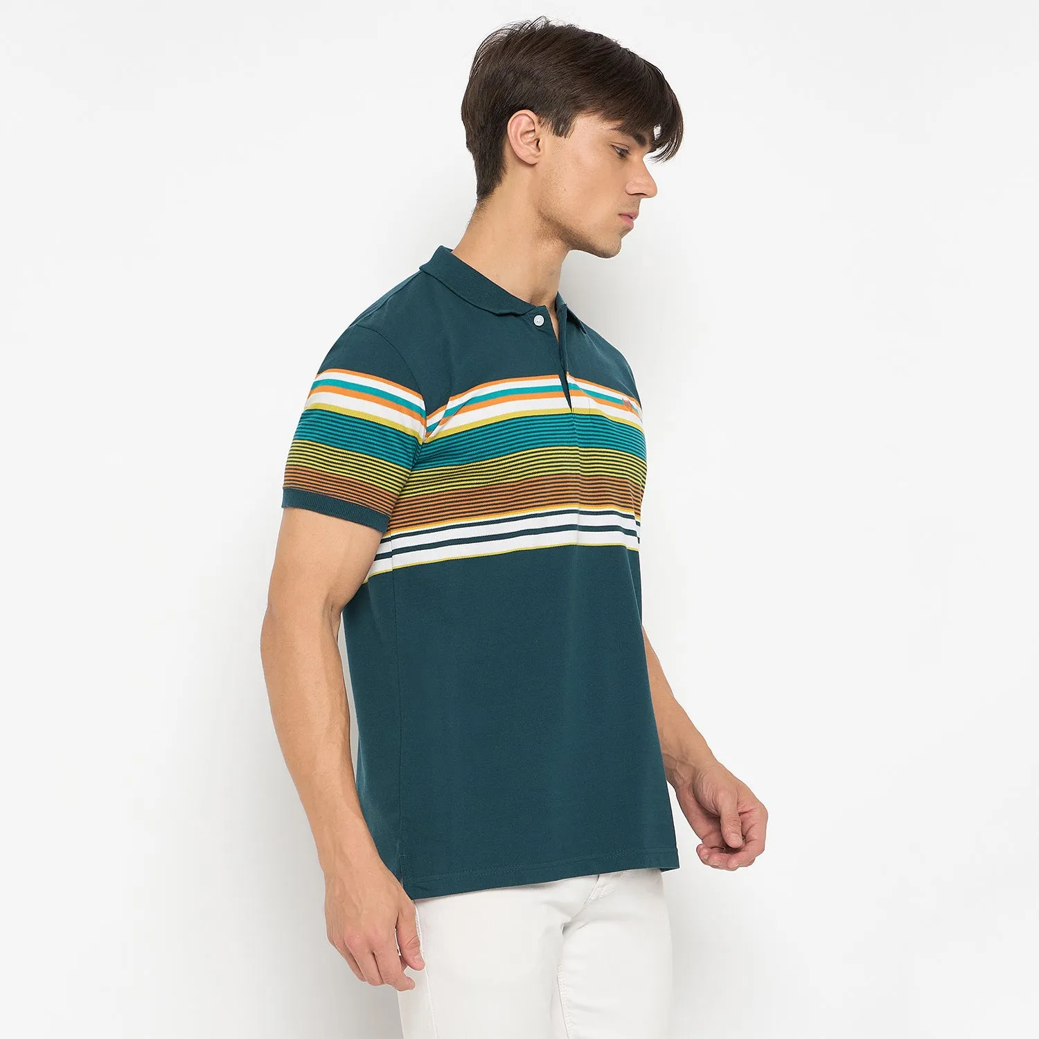 Duke Strardust Men Half Sleeve Cotton T-shirt (LF7067)