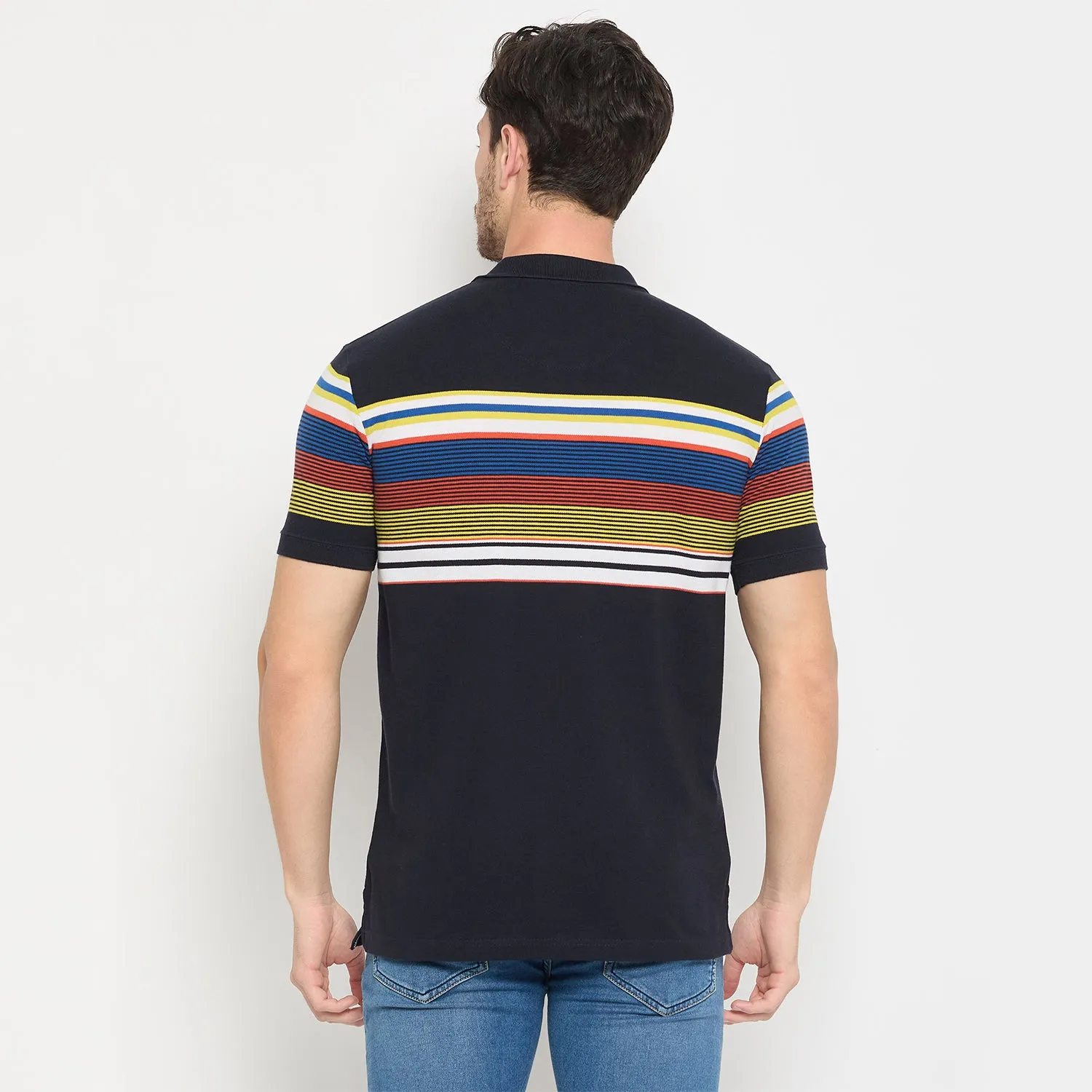 Duke Strardust Men Half Sleeve Cotton T-shirt (LF7067)