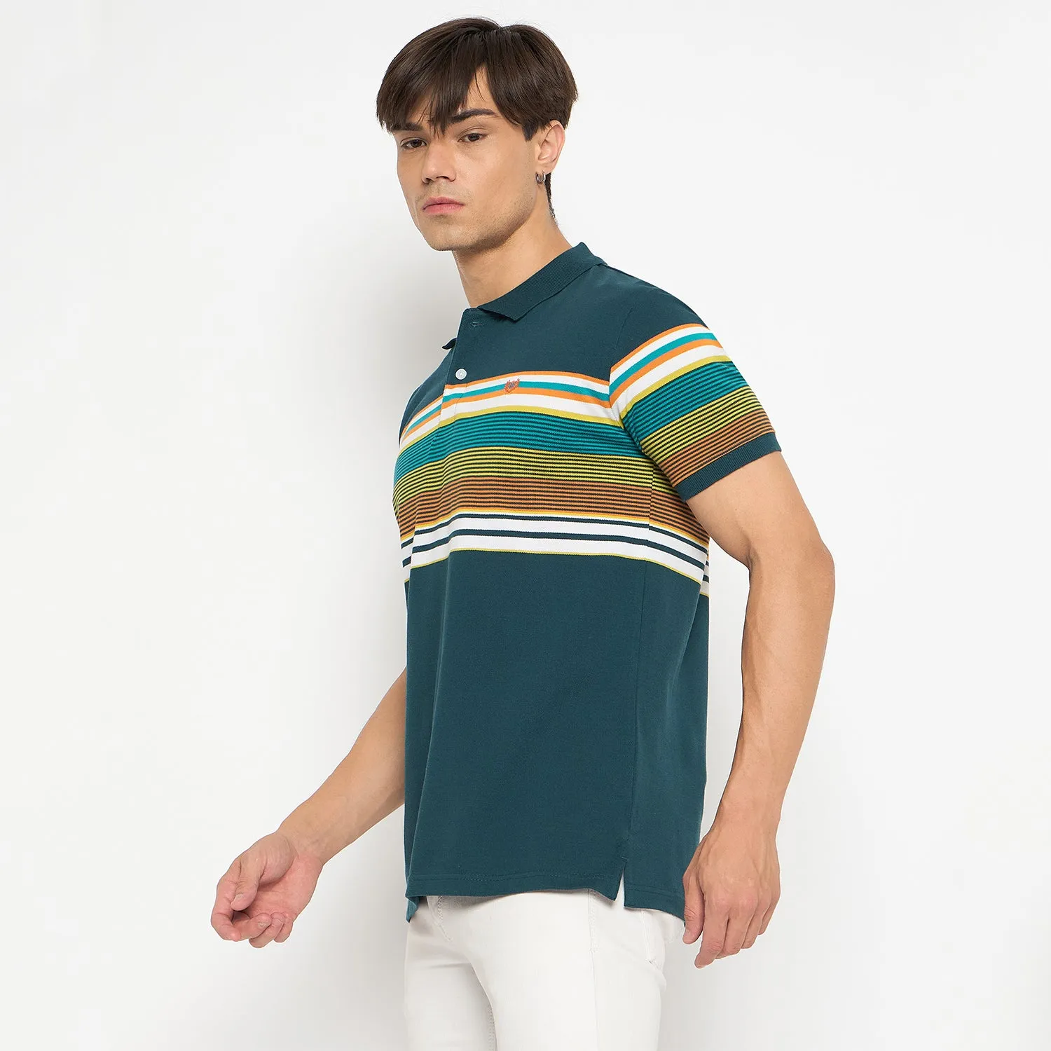 Duke Strardust Men Half Sleeve Cotton T-shirt (LF7067)