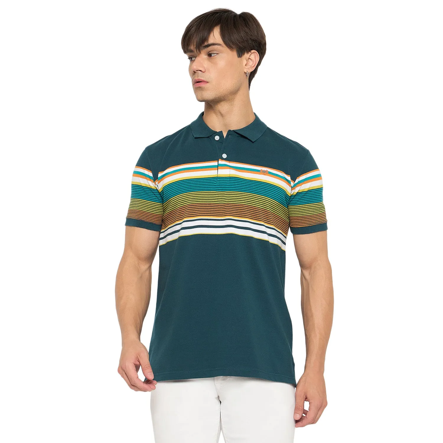 Duke Strardust Men Half Sleeve Cotton T-shirt (LF7067)