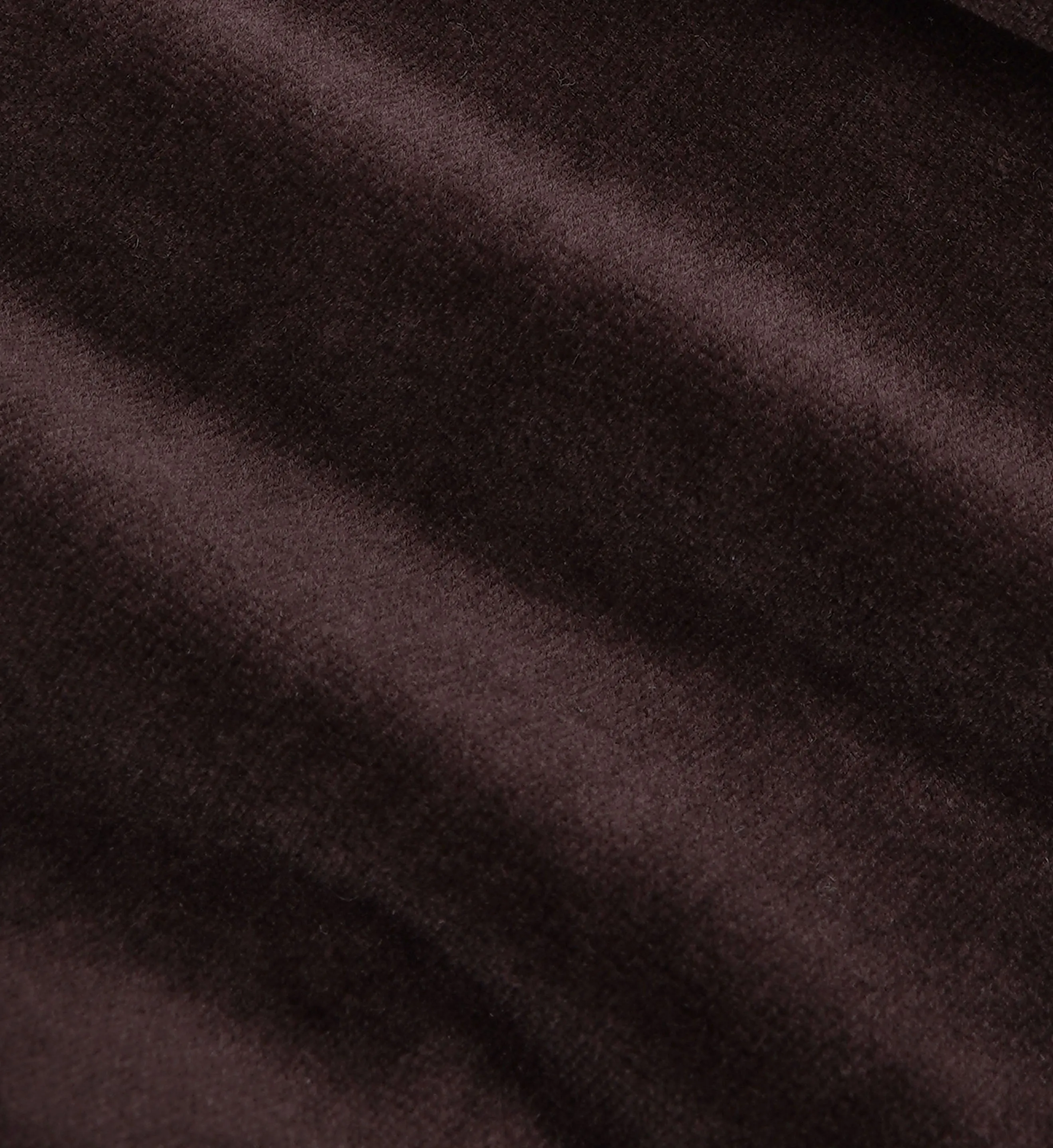 Faubourg Velour Track Jacket - Chocolate/Cream