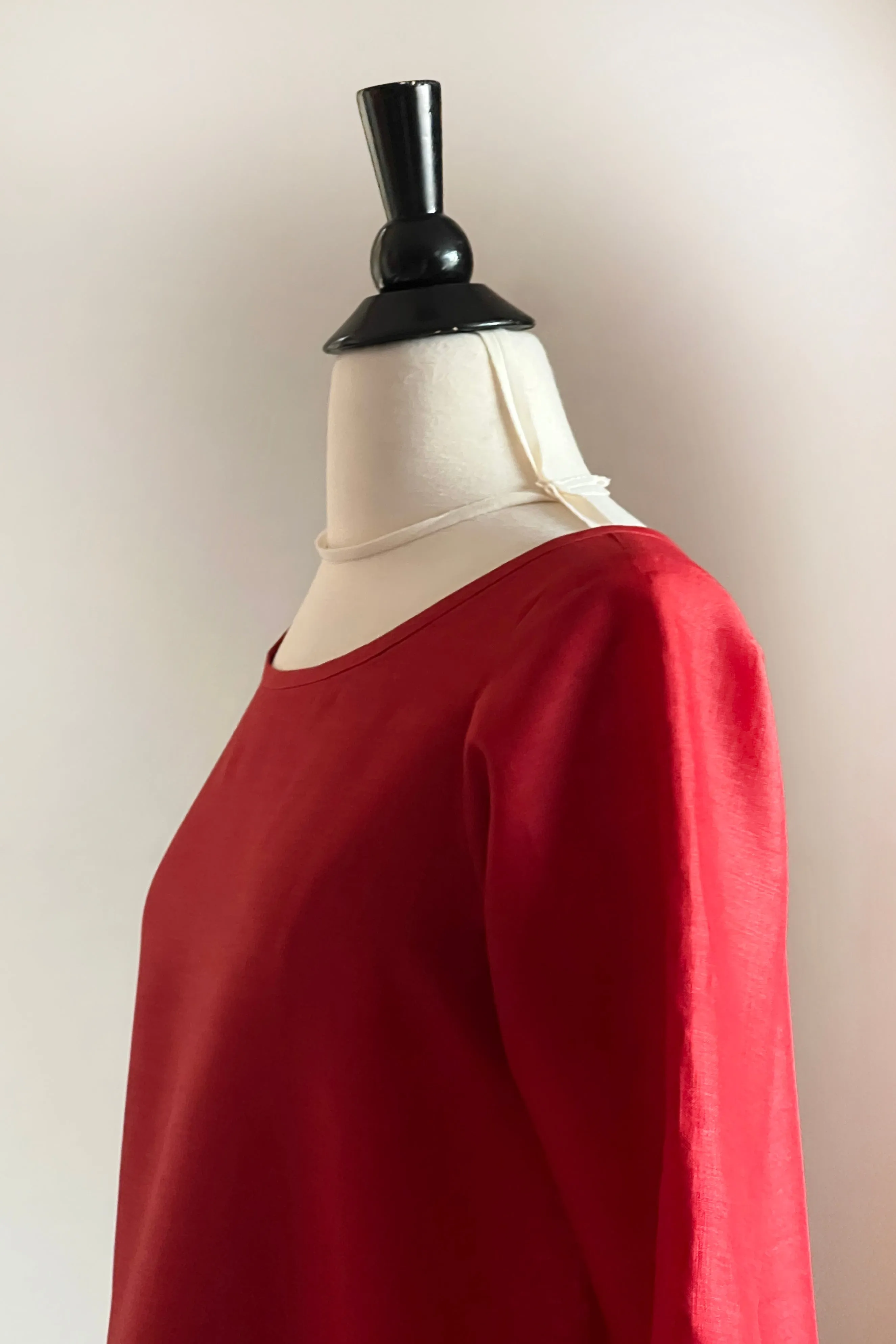 Garden Party Dress - ORGANIC Brick Linen