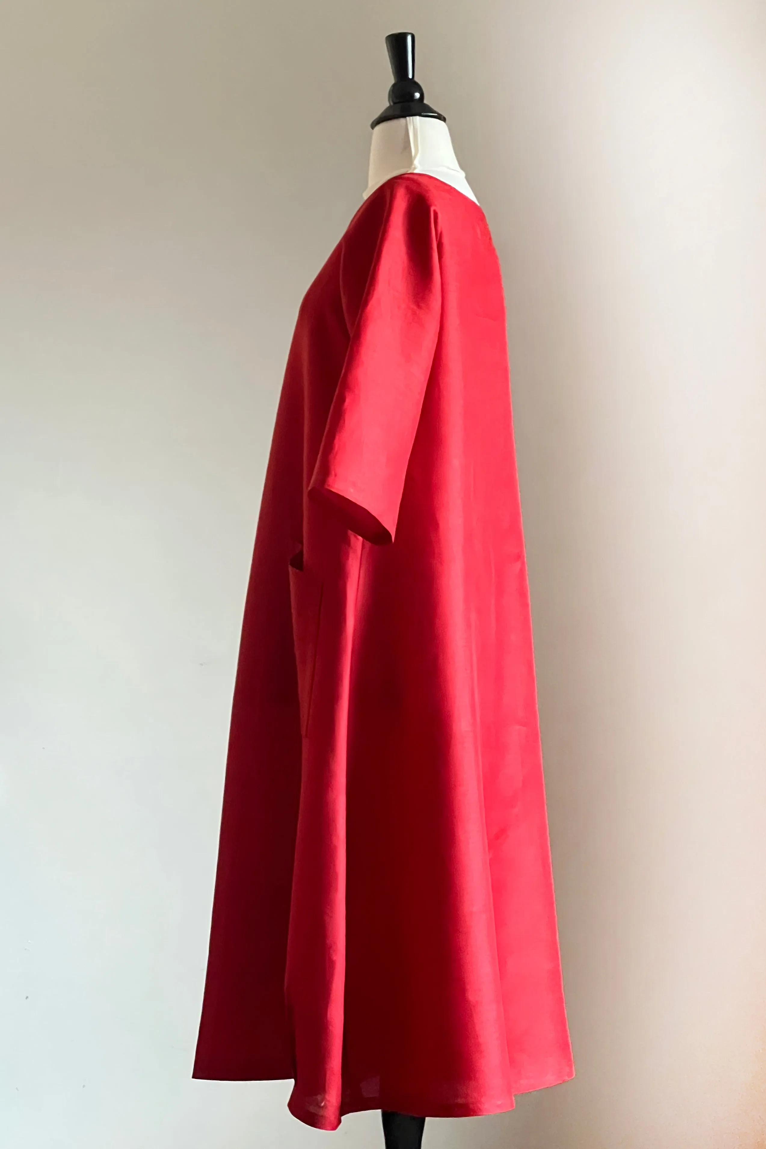 Garden Party Dress - ORGANIC Brick Linen