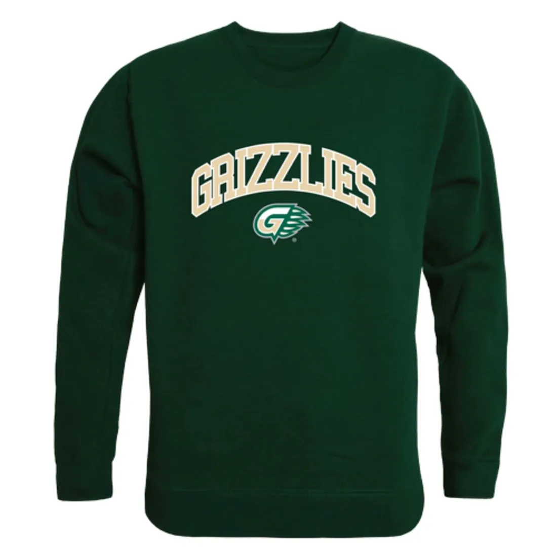 Georgia Gwinnett College Grizzlies Campus Fleece Crewneck Pullover Sweatshirt