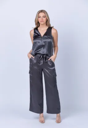 go> by go silk Go Far and Wide Pant in Charcoal