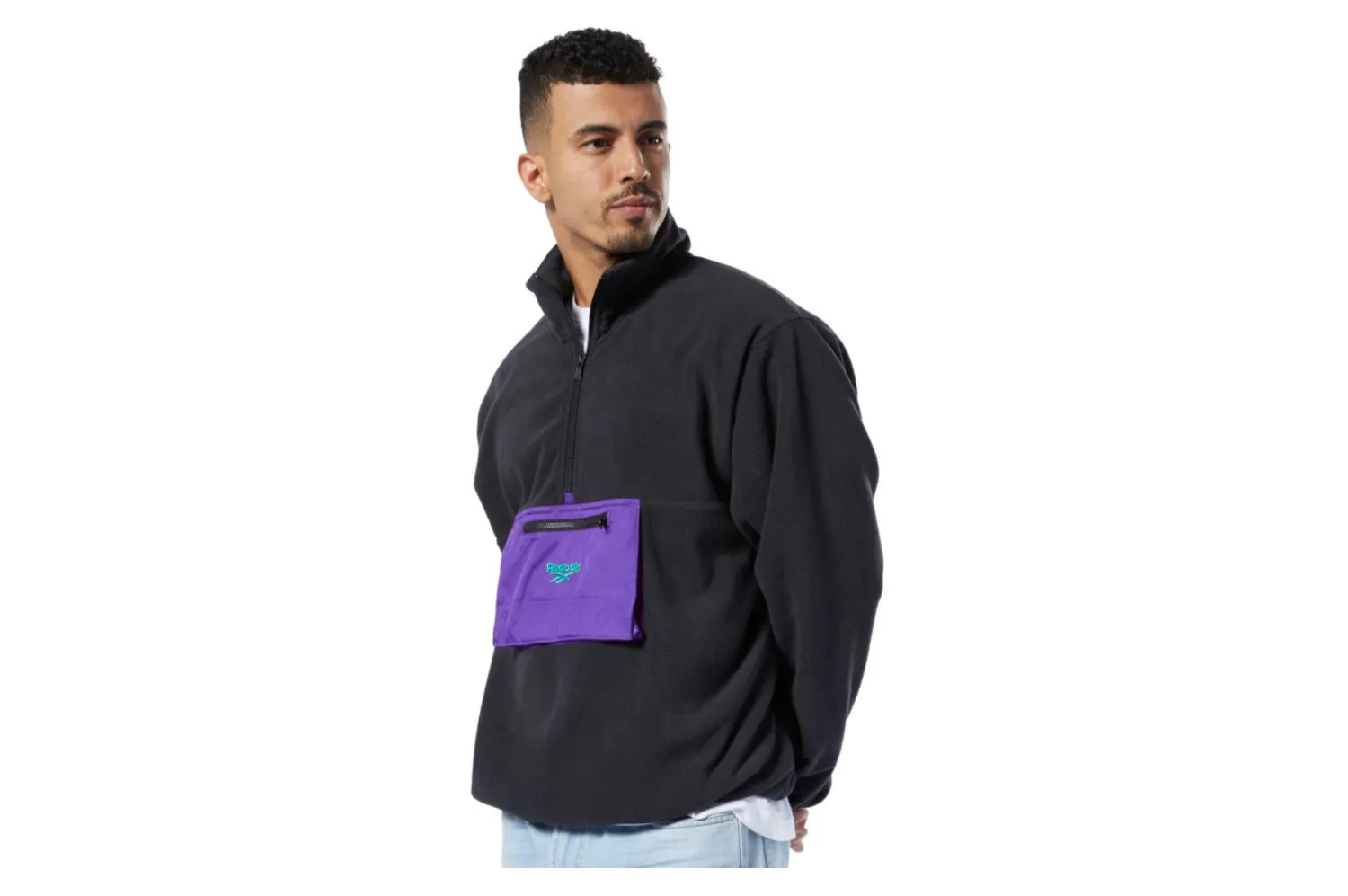 Half Zip Polar Fleece Top