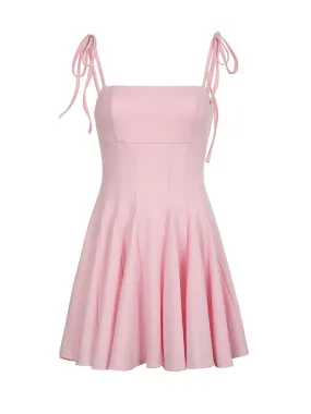 Halle Pleated Mini Dress