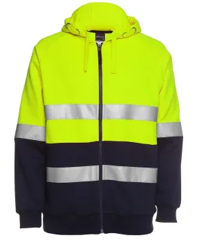 Hi Vis (D N) Full Zip Fleecy Hoodie