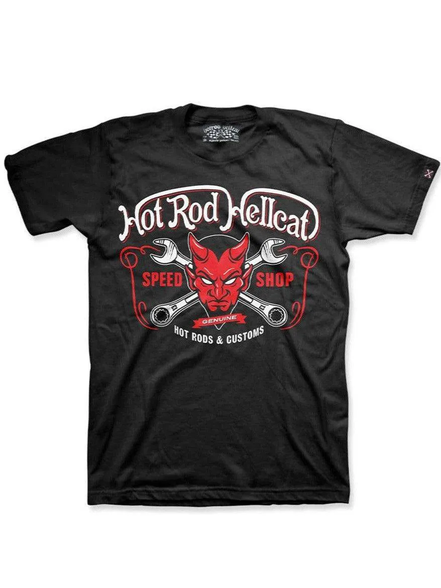 Hotrod Hellcat Mens Tshirt Devil