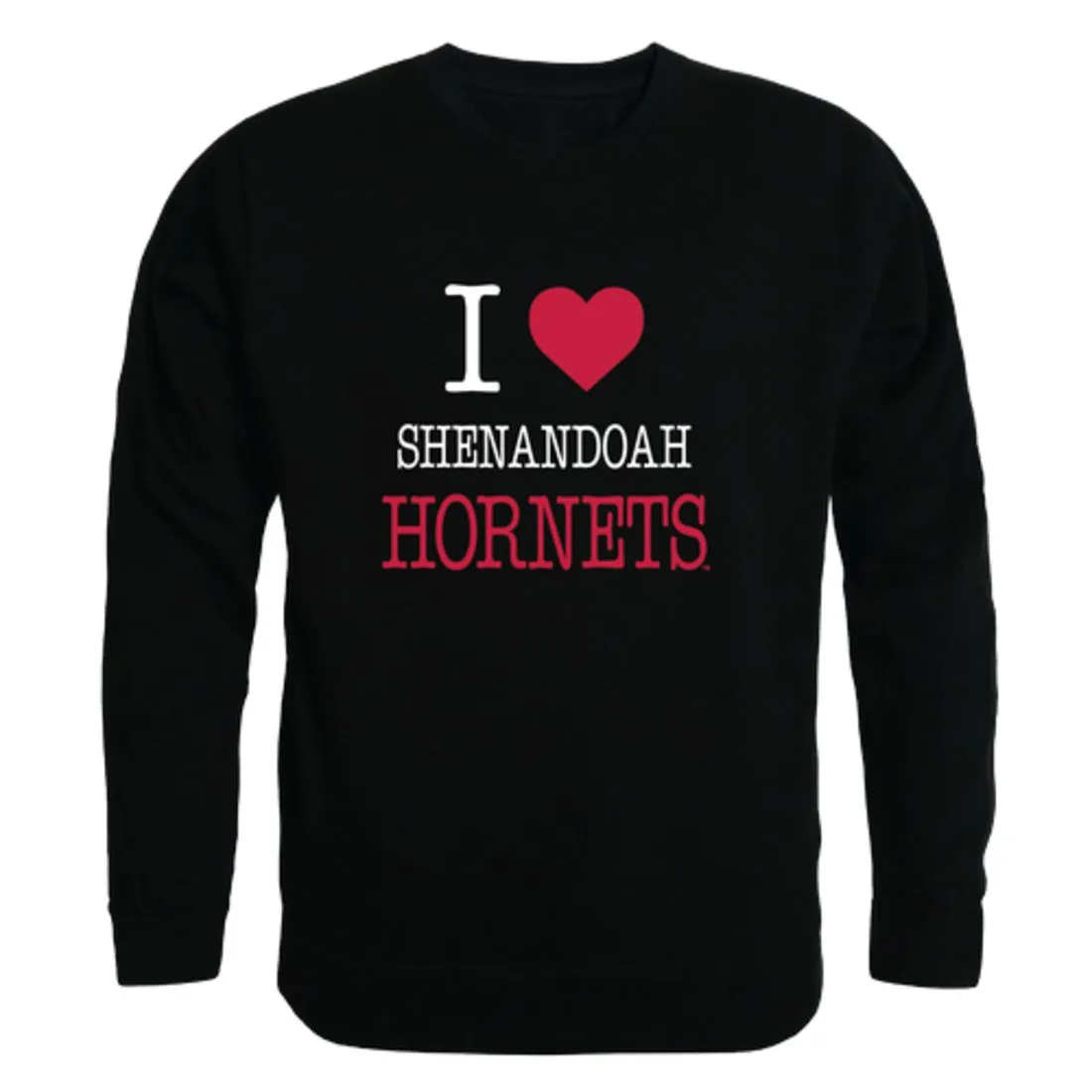 I Love Shenandoah University Hornets Fleece Crewneck Pullover Sweatshirt