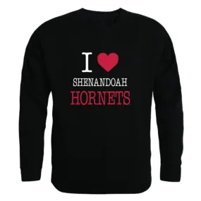 I Love Shenandoah University Hornets Fleece Crewneck Pullover Sweatshirt