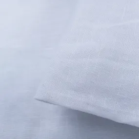Indi white - shimmer cotton/linen woven fabric - sold by 1/2mtr