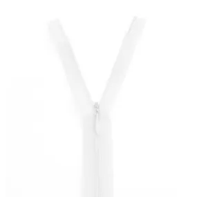 Invisible Zipper - White
