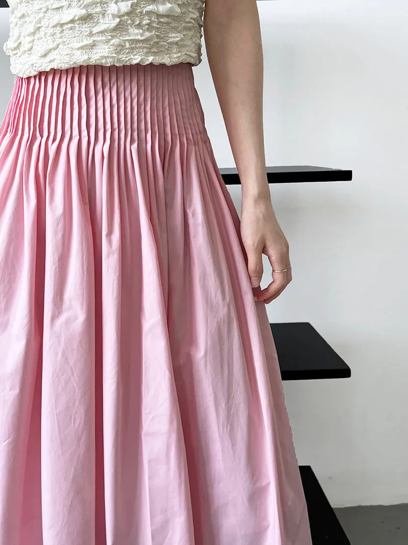 Isabella High Waist Midi Skirt