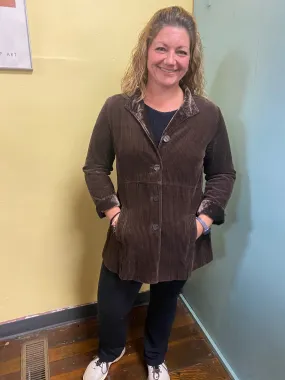 J Jill brown Jackets/Coats, medium