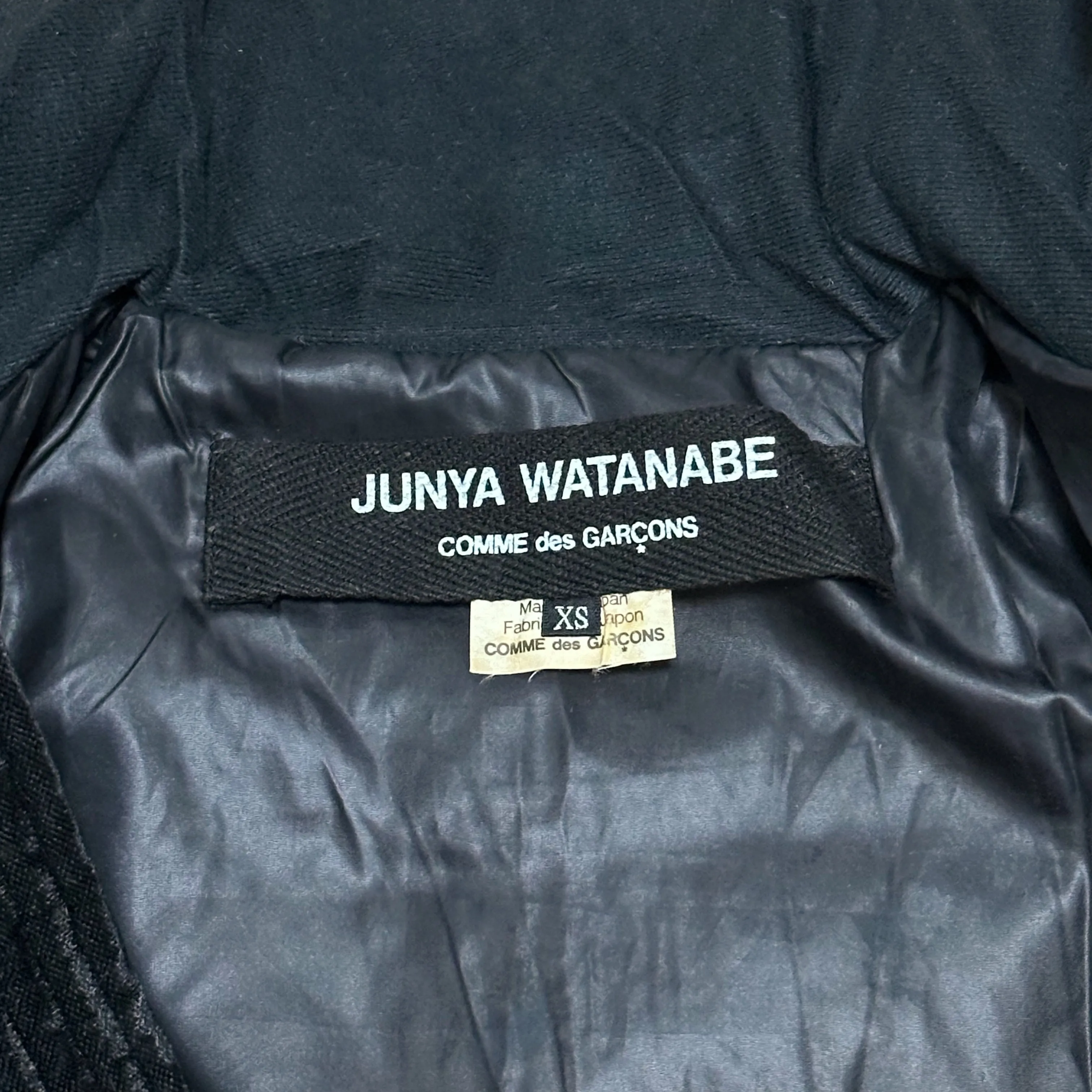 JUNYA WATANABE Velour Padded Down Jacket